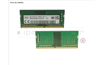 Fujitsu FPCEN671GK MEMORY 8GB DDR4-2400 SO