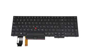 FU5372BL2 Original Lenovo Tastatur CH (schweiz) schwarz mit Backlight und Mouse-Stick