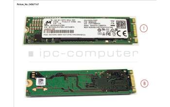 Fujitsu FUJ:CA46233-1686 SSD S3 M.2 2280 MOI 1100 512GB(OPAL)