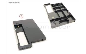 Fujitsu FRAME, HOLDER FOR SSD M.2 2280 für Fujitsu LifeBook U757