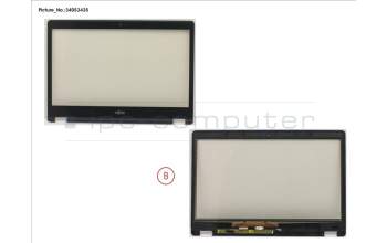 Fujitsu LCD FRONT COVER ASSY FOR TOUCH MODEL für Fujitsu LifeBook U747