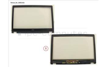 Fujitsu LCD FRONT COVER ASSY FOR TOUCH MODEL für Fujitsu LifeBook U757