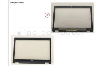 Fujitsu LCD FRONT COVER ASSY FOR TOUCH MODEL(FHD für Fujitsu LifeBook U727