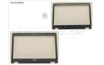 Fujitsu LCD FRONT COVER (FOR HD W/ MIC) für Fujitsu LifeBook U727