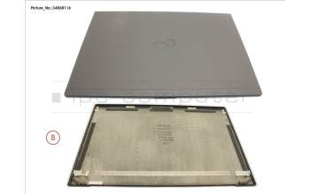 Fujitsu FUJ:CP752379-XX LCD BACK COVER BLACK NON TOUCH