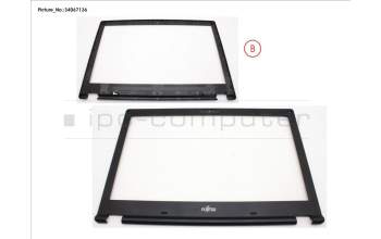 Fujitsu FUJ:CP753846-XX LCD FRONT COVER (HD FOR CAM/MIC)