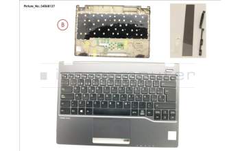 Fujitsu FUJ:CP754000-XX UPPER ASSY INCL. KEYBOARD SPAIN