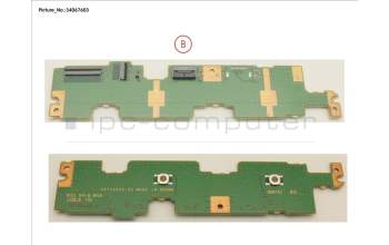 Fujitsu FUJ:CP755932-XX SUB BOARD, TP BUTTONS