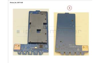 Fujitsu FUJ:CP756596-XX SUB BOARD, SMARTCARD/LED