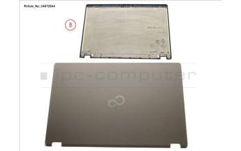 Fujitsu FUJ:CP766750-XX LCD BACK COVER ASSY