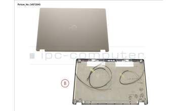 Fujitsu LCD BACK COVER ASSY(W/ CAM,MIC FOR WWAN) für Fujitsu LifeBook U757