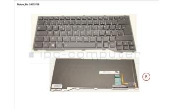 Fujitsu FUJ:CP776448-XX KEYBOARD W/ BL FRANCE