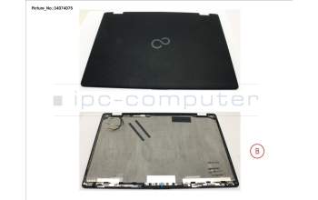 Fujitsu FUJ:CP776742-XX LCD BACK COVER BLACK