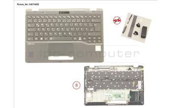 Fujitsu FUJ:CP776757-XX UPPER ASSY INCL. KEYB GERMAN FOR PV