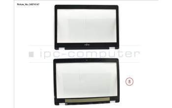 Fujitsu FUJ:CP781802-XX LCD FRONT COVER (FOR FHD W/ MIC)