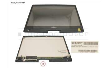 Fujitsu FUJ:CP784777-XX LCD ASSY FOR REARCAM, G INCL.TP AND DIGI