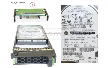 Fujitsu FUJ:JX42-HD90010 JX40 S2 2,5\" HD SAS 900GB 10k 12G 512E