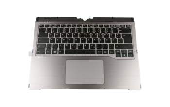 Fujitsu LifeBook T935 Original Tastatur inkl. Topcase DE (deutsch) schwarz/silber mit Backlight