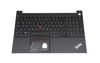 GE520 Original Lenovo Tastatur inkl. Topcase DE (deutsch) schwarz/schwarz mit Backlight und Mouse-Stick