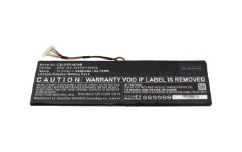 Gigabyte Aero 15W (15Wv7) Replacement Akku 92,72Wh