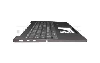 H711203212867 Original Lenovo Tastatur inkl. Topcase DE (deutsch) grau/grau mit Backlight