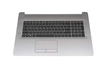 HB2121 Original HP Tastatur inkl. Topcase DE (deutsch) schwarz/silber mit ODD