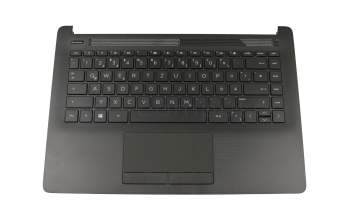 HP 14-dg0000 Original Tastatur inkl. Topcase DE (deutsch) schwarz/schwarz