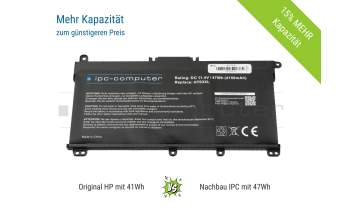 HP 14s-cs2000 Replacement Akku 47Wh