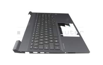 HP 14s-fq0000 Original Tastatur inkl. Topcase FR (französisch) silber/schwarz mit Backlight