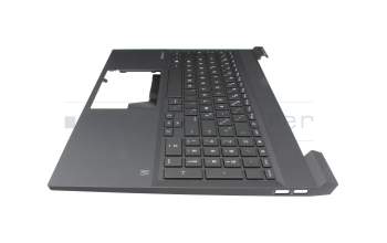 HP 14s-fq0000 Original Tastatur inkl. Topcase FR (französisch) silber/schwarz mit Backlight