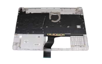 HP 15s-fq1000 Original Tastatur inkl. Topcase DE (deutsch) silber/silber mit Backlight