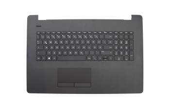 HP 17-ak000 Original Tastatur inkl. Topcase DE (deutsch) schwarz/schwarz mit grobem Muster