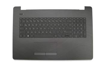 HP 17-bs002ng (1UR52EA) Original Tastatur inkl. Topcase DE (deutsch) schwarz/grau mit feinem Muster