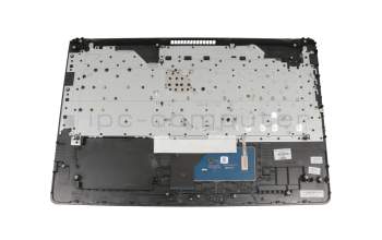 HP 17-ca1000 Original Tastatur inkl. Topcase DE (deutsch) schwarz/schwarz (DVD) (Optik \"gebürstet\")