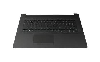 HP 17-ca1000 Tastatur inkl. Topcase DE (deutsch) schwarz/schwarz (DVD) (Optik: Grobmuster)