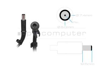 HP AiO Pavilion 27-ca2000 Original Netzteil 230,0 Watt abgerundete Bauform
