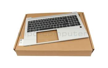 HP EliteBook 850 G8 Original Tastatur inkl. Topcase DE (deutsch) schwarz/silber mit Backlight und Mouse-Stick