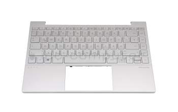 HP Envy 13-ba1000 Original Tastatur inkl. Topcase DE (deutsch) silber/silber mit Backlight