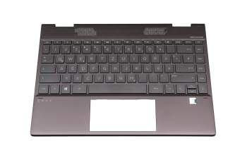 HP Envy x360 13-ar0000 Original Tastatur inkl. Topcase DE (deutsch) grau/grau mit Backlight