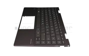 HP Envy x360 13-ay0000 Original Tastatur inkl. Topcase DE (deutsch) schwarz/schwarz mit Backlight