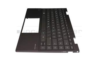 HP Envy x360 13-ay1 Original Tastatur inkl. Topcase DE (deutsch) schwarz/schwarz mit Backlight