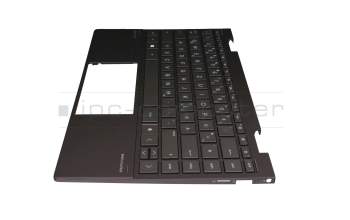 HP Envy x360 13-ay1000 Original Tastatur inkl. Topcase DE (deutsch) schwarz/schwarz mit Backlight