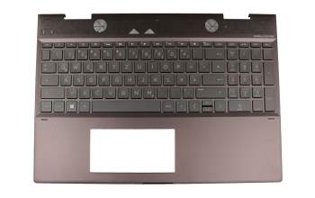 HP Envy x360 15-cn0200 Original Tastatur inkl. Topcase DE (deutsch) schwarz/schwarz mit Backlight