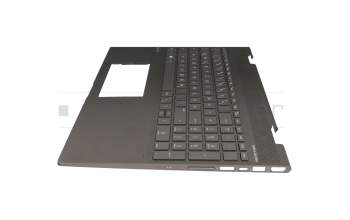 HP Envy x360 15-cn1800 Original Tastatur inkl. Topcase DE (deutsch) schwarz/schwarz mit Backlight