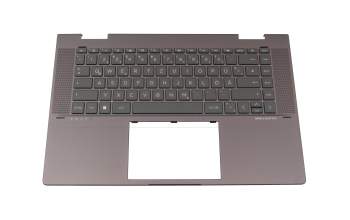 HP Envy x360 15-fh0000 Original Tastatur inkl. Topcase DE (deutsch) schwarz/grau mit Backlight