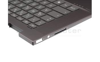 HP Envy x360 15-fh0000 Original Tastatur inkl. Topcase DE (deutsch) schwarz/grau mit Backlight
