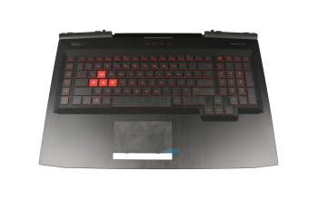 HP Omen 17-an033ng (1WQ80EA) Original Tastatur inkl. Topcase DE (deutsch) schwarz/schwarz mit Backlight 230W