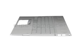 HP Pavilion 15-cs1300 Original Tastatur inkl. Topcase DE (deutsch) silber/silber mit Backlight (GTX-Grafikkarte)