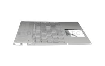 HP Pavilion 15-cs1700 Original Tastatur inkl. Topcase DE (deutsch) silber/silber mit Backlight (GTX-Grafikkarte)