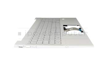 HP Pavilion 15-eg3000 Original Tastatur inkl. Topcase DE (deutsch) silber/silber mit Backlight